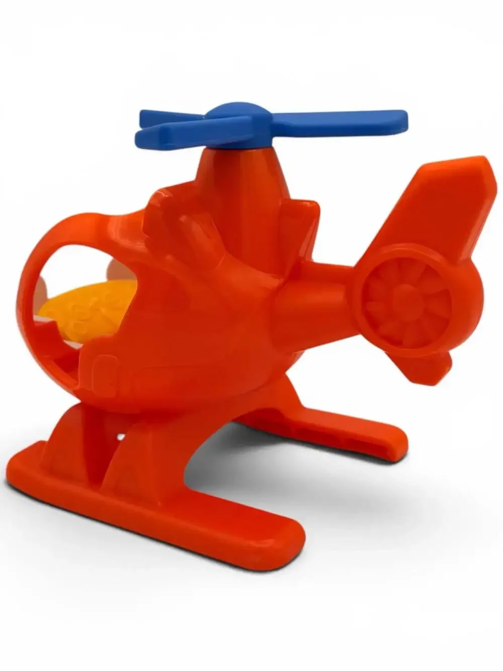 Fisher-Price Little People Orange and Blue Helicopter Vehicle